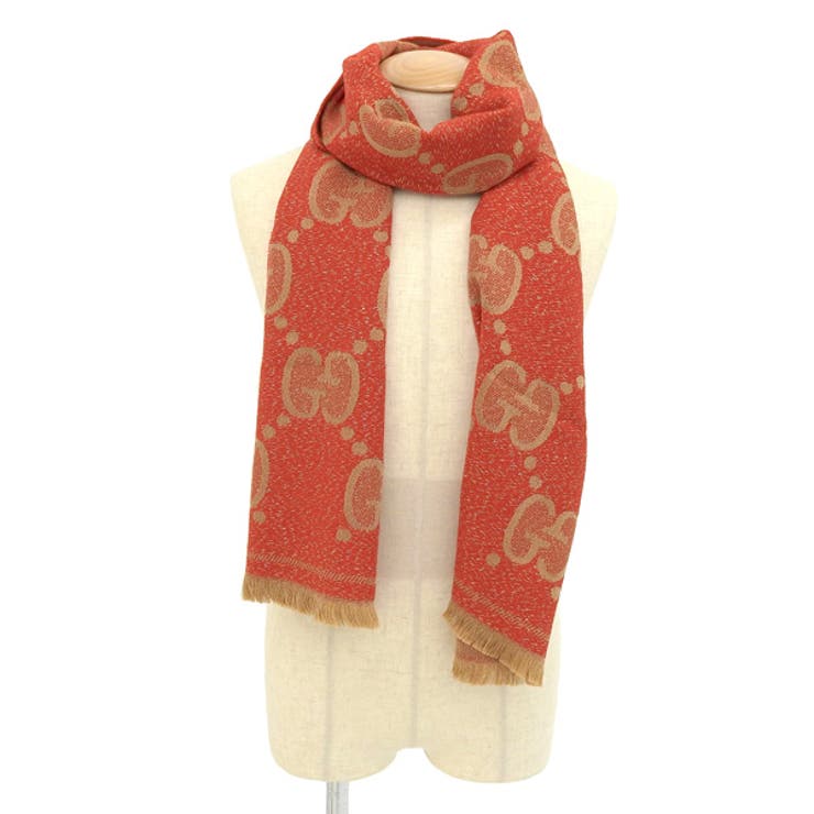 GUCCIグッチ　ウールジャガードスカーフ ウールジャガードスカーフGUCCI