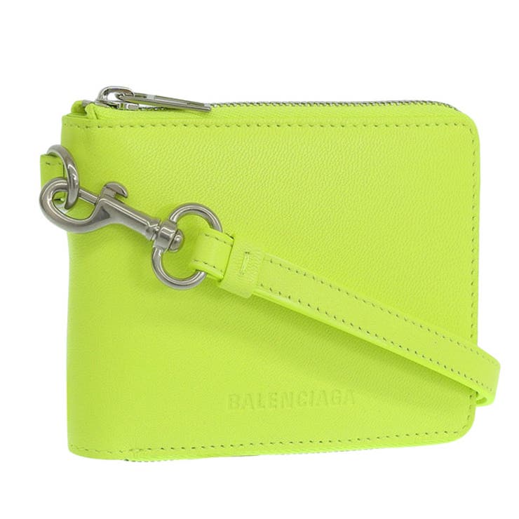 BALENCIAGA バレンシアガ Essential ストラップ付 折り財布[品番