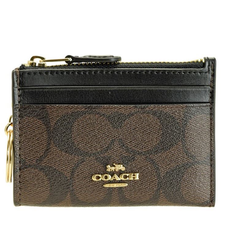 10)ブラウン×ブラック】COACH コーチ カードケース[品番：SESB0016586