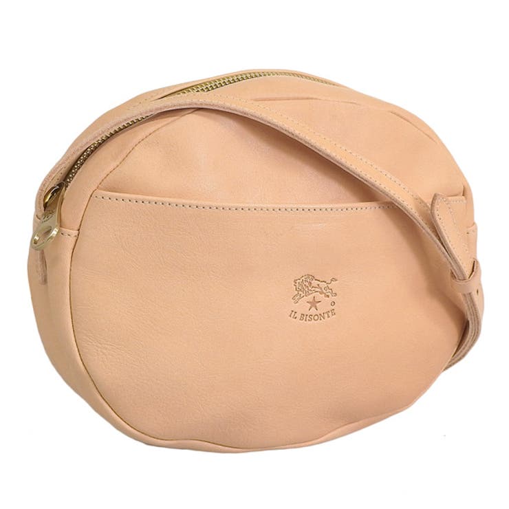 IL BISONTE ✨美品✨オールレザー 巾着 ショルダーバッグ 斜め掛け