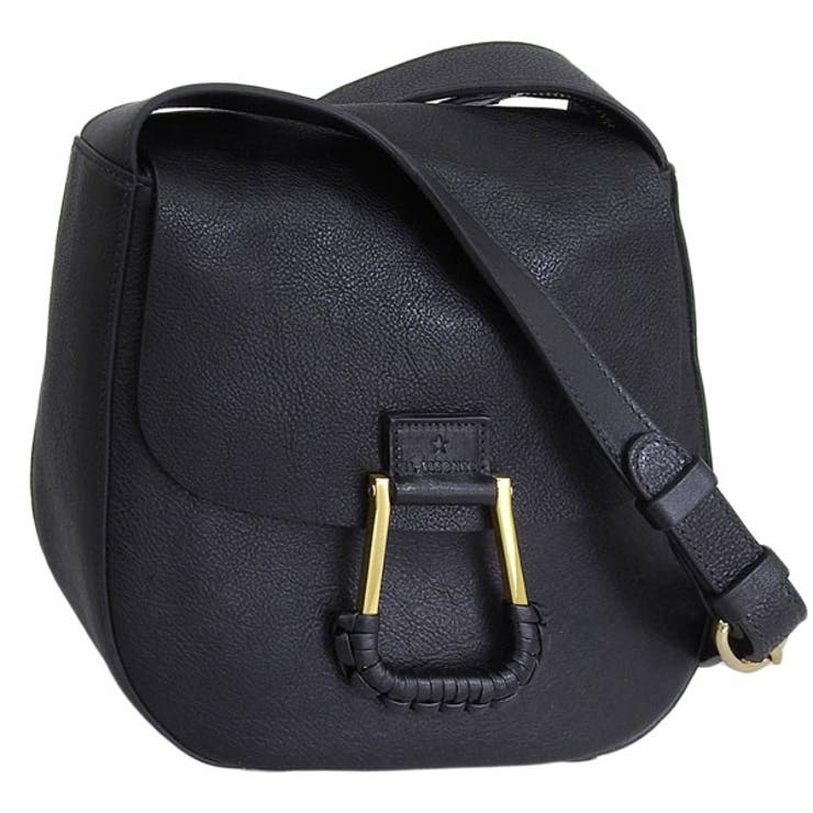 (1)BLACK | IL BISONTE イルビゾンテ 斜めがけ ショルダー バッグ レザー | Riverall