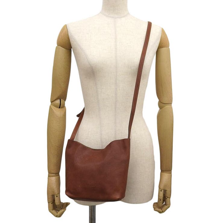 IL BISONTE / イルビゾンテ | レザー ショルダーバッグ | ダーク