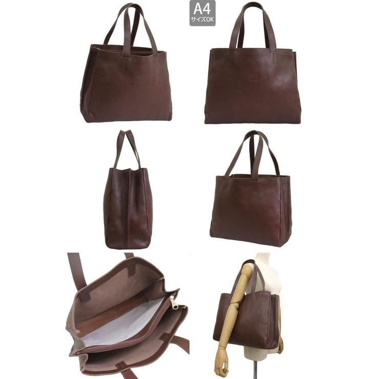 【楽天最安値に挑戦】 IL BISONTE イルビゾンテ トート バッグ レザー A4可[品番 バッグ
