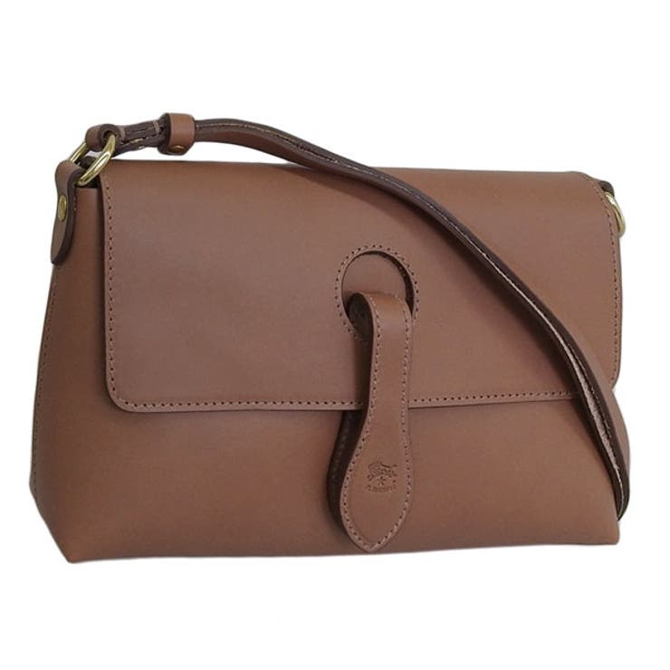 専用イルビゾンテ ショルダー メッセンジャーバッグ レザー 本革 茶