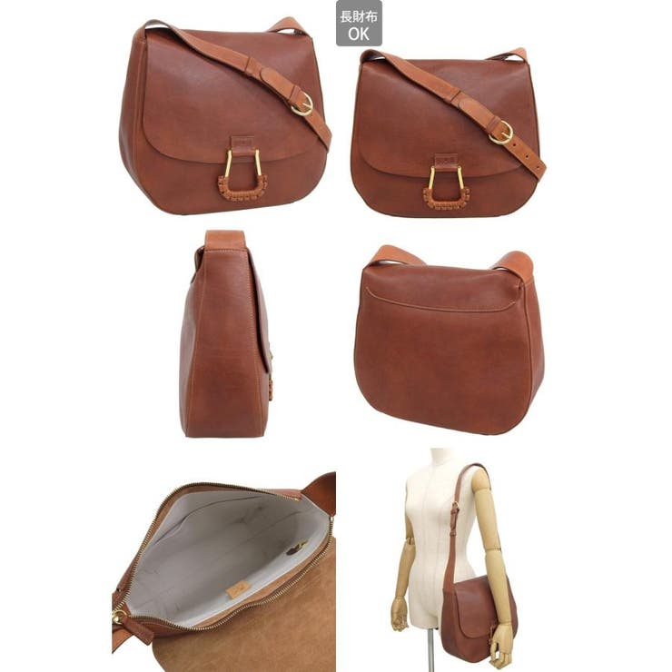 イルビゾンテ　バッグ　【IL BISONTE】 IL BISONTE イルビゾンテ 斜めがけ ショルダー バッグ レザー