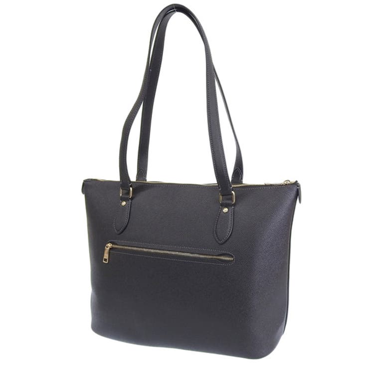 美品コーチ COACH トートバッグ ギャラリートート 黒　レザー 通勤　A4 COACH コーチ GALLERY TOTE トート バッグ A4可 レザー[品番