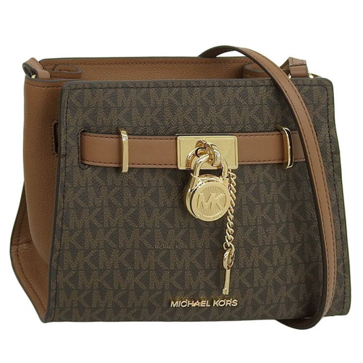 マイケルコース 35H1GHMC8B HAMILTON 斜め掛けバッグ ブラウン