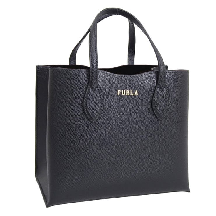 FURLAエラSトートバッグレザーストロー