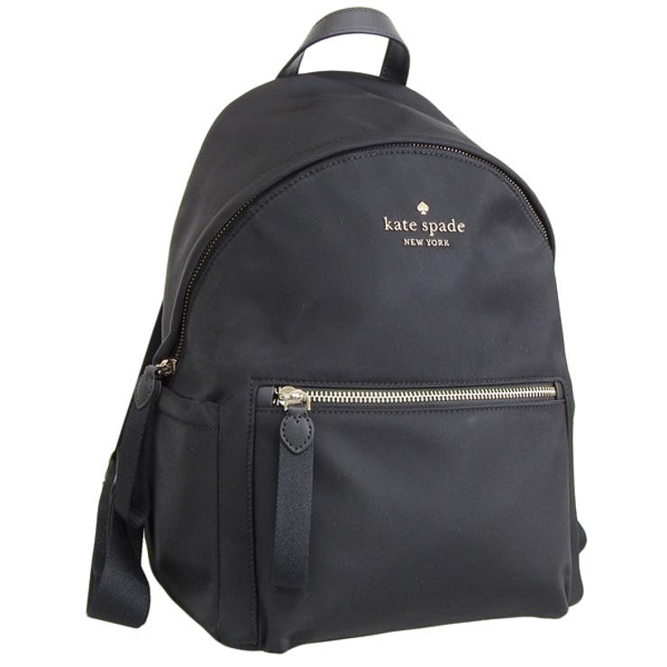 ほぼ新品　1回使用のみ　美品　kate spade ベルベット ブラックリュック KATE SPADE ケイトスペード[品番：SESB0021964]｜Riverall