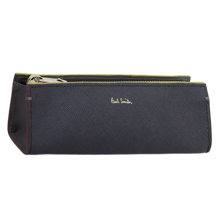 高評価のクリスマスプレゼント ポールスミス SMITH PAUL ペンケース レザー[品番 ポーチ バッグ