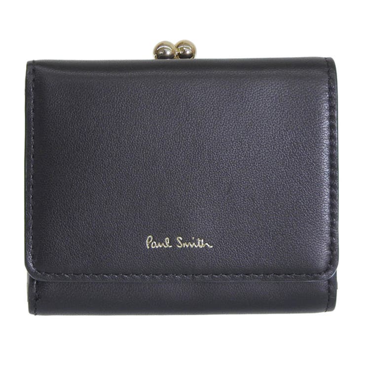 PAUL SMITH ポールスミス がま口 三つ折り 財布 レザー[品番