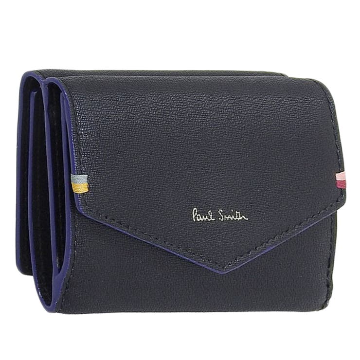 PAUL SMITH ポールスミス 三つ折り 財布 レザー[品番：SESB0023849  