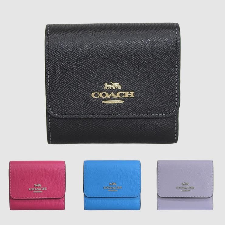 Coach trifold wallet hotsell small