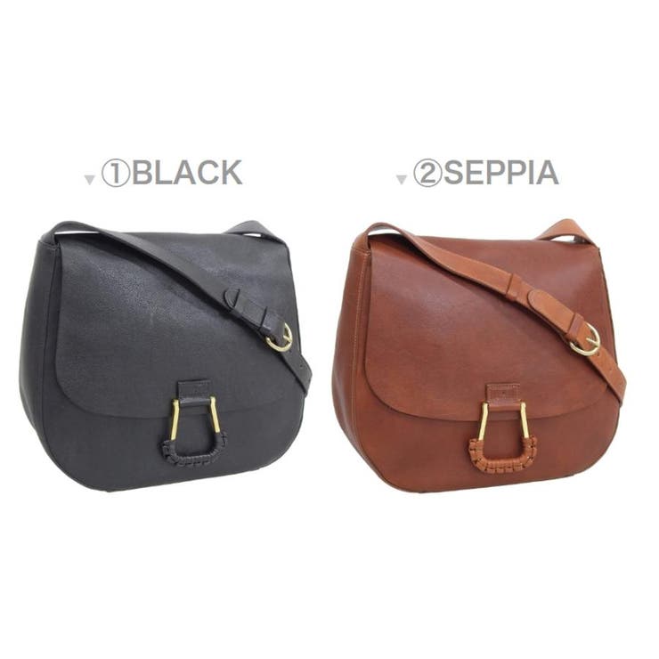 IL BISONTE イルビゾンテ 斜めがけ ショルダー バッグ レザー[品番  