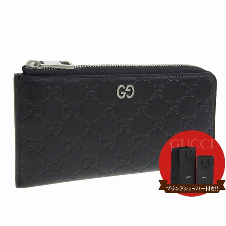 GUCCI グッチ GG METAL L字ファスナー 長財布[品番：SESB0015154
