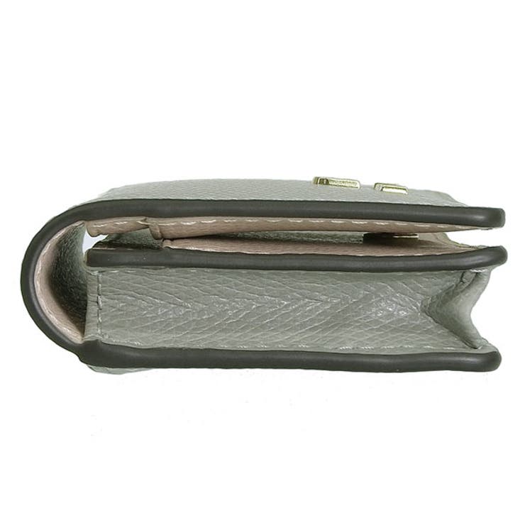 FURLA グレー 名刺入れ - メルカリ
