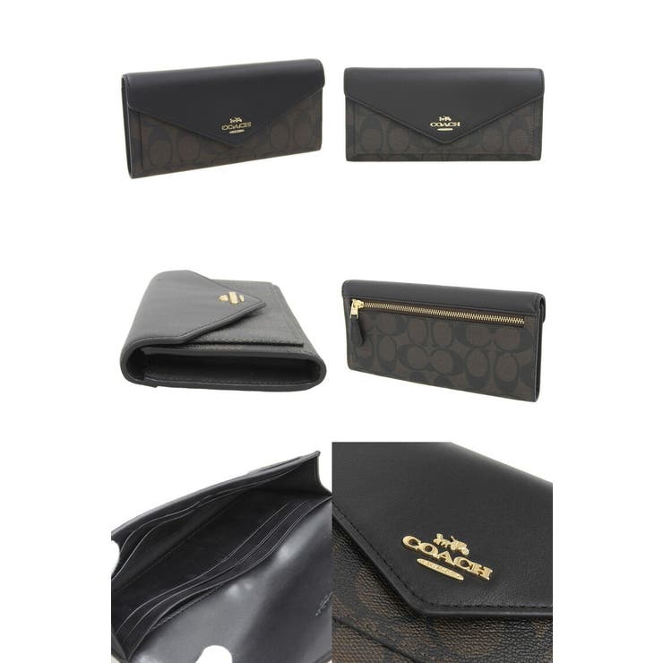 新品 コーチ 長財布 SLIM ENVELOPE WITH CHARM Coach コーチ SLIM ENVELOPE WALLET 長財布[品番：SESB0008705