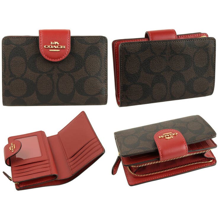 COACH コーチ 二つ折り財布 シグネチャー[品番：SESB0016573