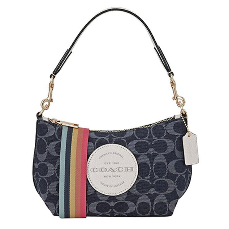 COACH コーチ 2WAYショルダーバッグ シグネチャー レインボー