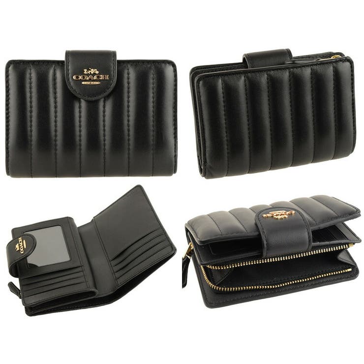 Coach コーチ 財布 二つ折り L字ファスナー[品番：SESB0006714