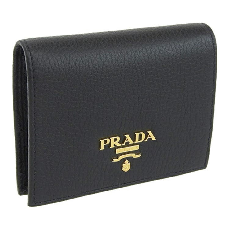 PRADA プラダ VITELLO GRAIN 二つ折り財布[品番：SESB0013025