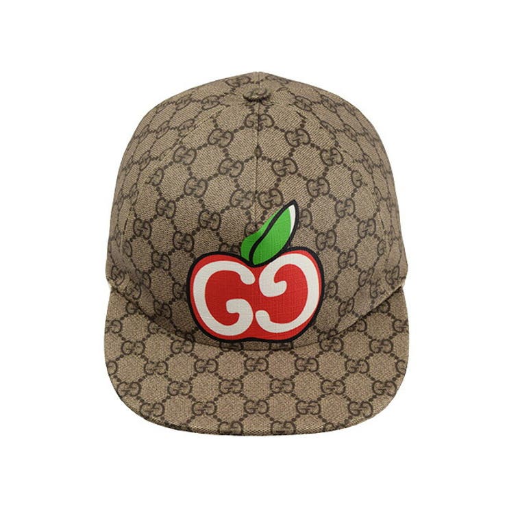 GUCCI グッチ Canvas Baseball Hat GG Apple [品番：SESB0010946