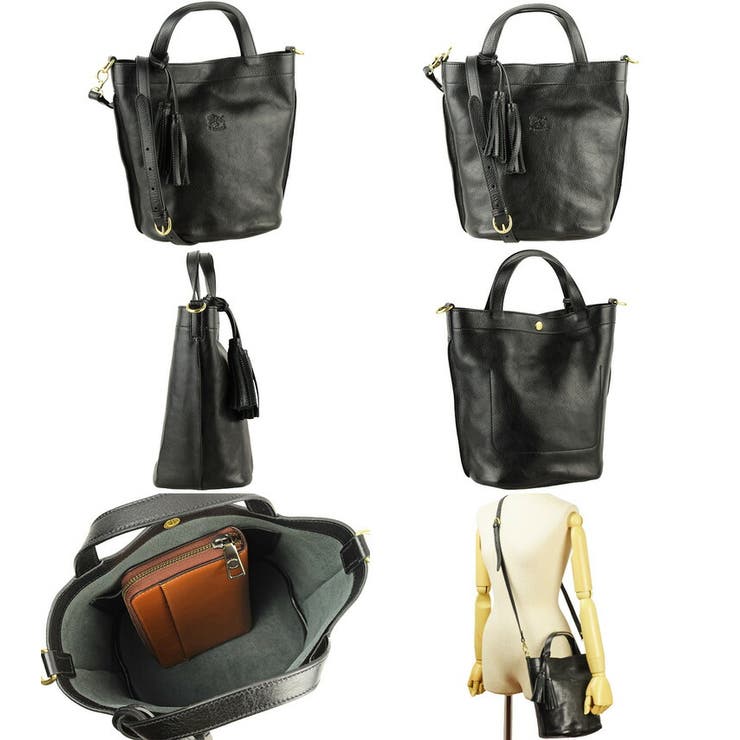 IL BISONTE イルビゾンテ 2WAY ショルダーバッグ ハンドバッグ[品番