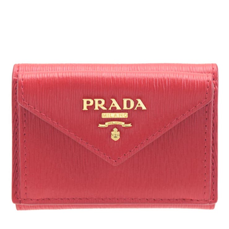 PRADA プラダ 財布 三つ折り 折財布[品番：SESB0010817
