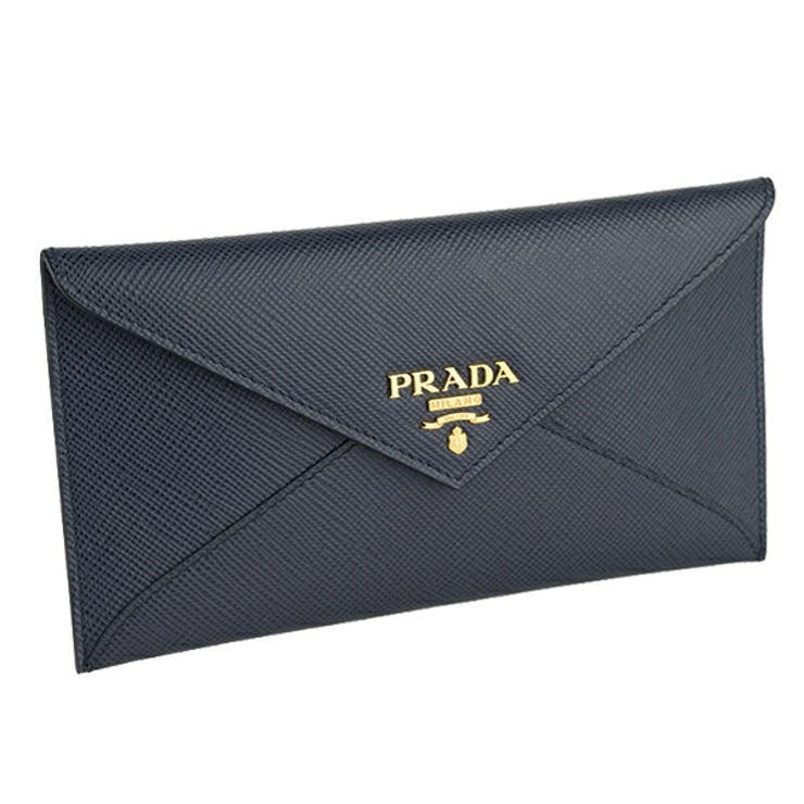 PRADA プラダ エンベロープ 二つ折り長財布[品番：SESB0009516
