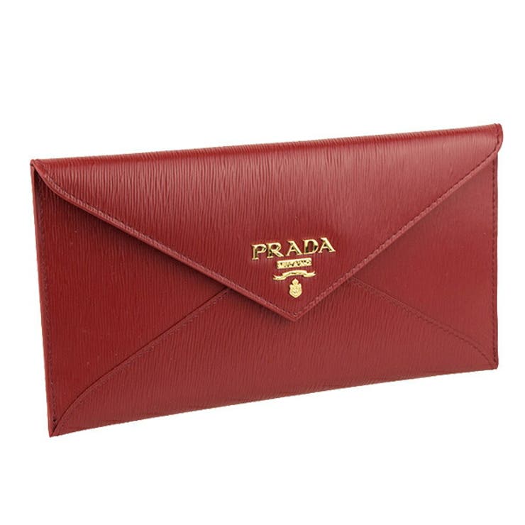 PRADA プラダ エンベロープ 二つ折り長財布[品番：SESB0009514