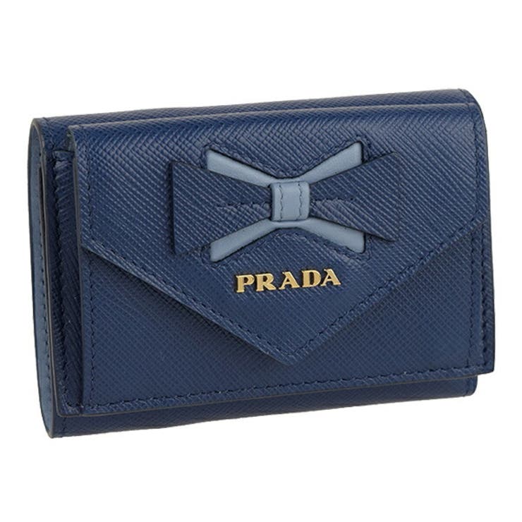 PRADA プラダ 三つ折り財布 リボン 財布[品番：SESB0011304]｜Riverall