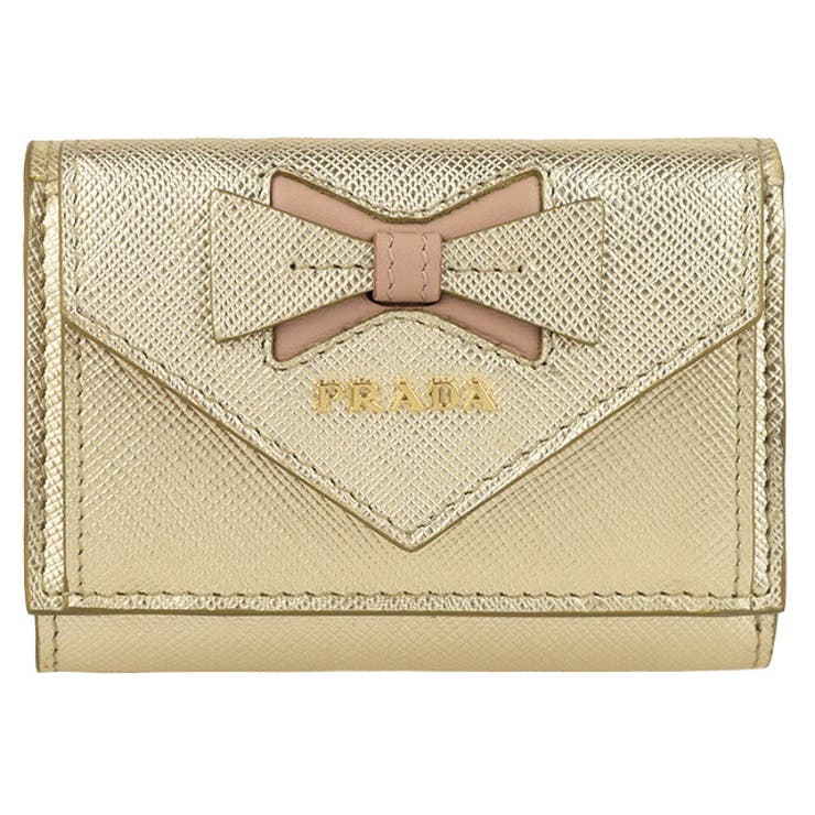 PRADA プラダ 三つ折り財布 リボン 財布[品番：SESB0011307]｜Riverall