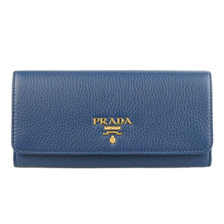 PRADA プラダ 財布 長財布/パスケース付 1MH132 BLUETTE/ブルー