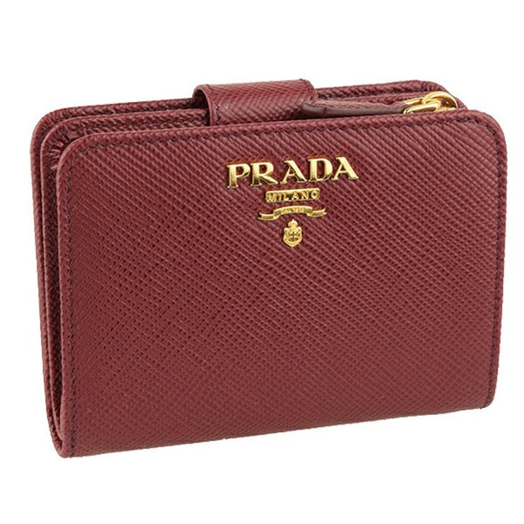PRADA プラダ SAFFIANO CUIR 二つ折り 財布[品番：SESB0010625 