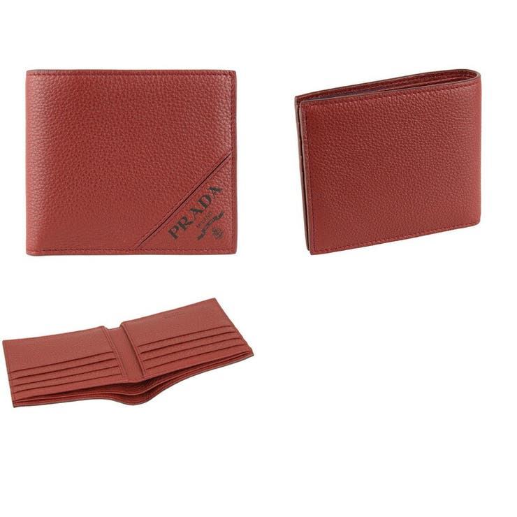 PRADA プラダ メンズ 財布 二つ折り財布[品番：SESB0010042]｜Riverall