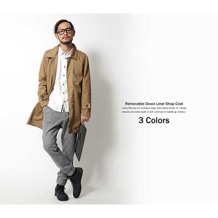 【M】ロッキーマウンテン ショップコート モッズコート ミリタリージャケット メンズ[品番：OE000006508]｜Rocky