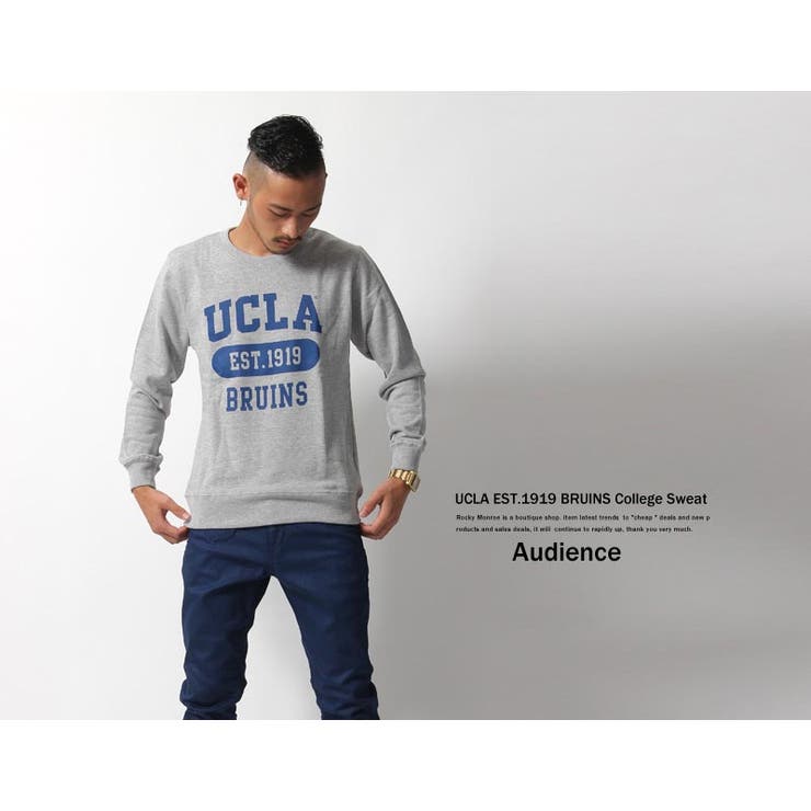 UCLA EST 1919BRUINSクルーネック長袖ライトスウェット[品番