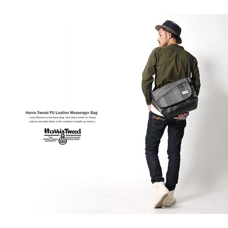 Porter ハリスツイード ショルダーバッグ メッセンジャーバッグ ウール