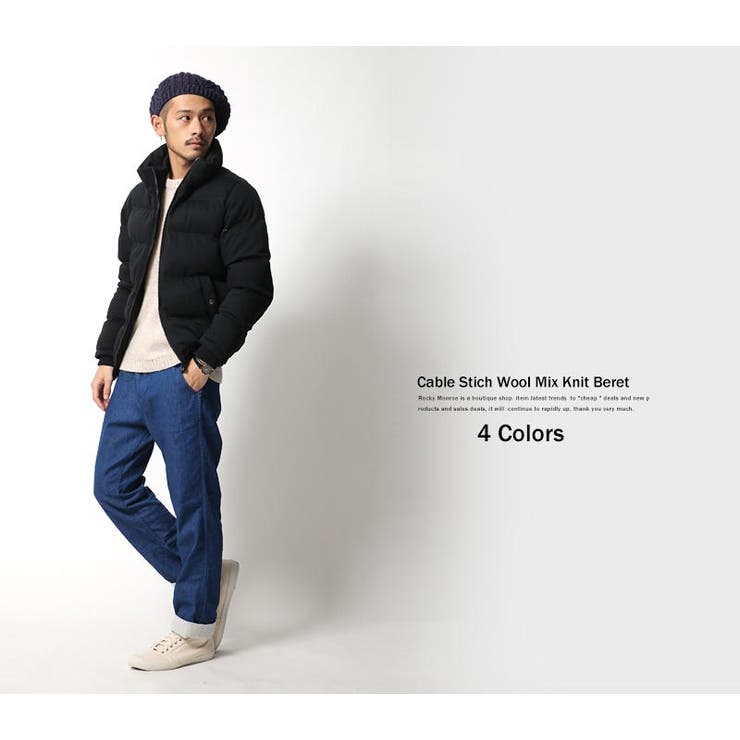 ベレー帽 メンズ ニットベレー帽 | Rocky Monroe | 詳細画像5 