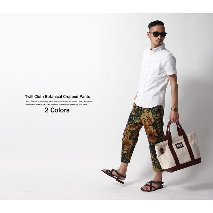 マリケンでございます。　Theory21ssボタニカルリラックスパンツ Theory 21ss ボタニカルフラワー柄リラックスパンツ ネイビー