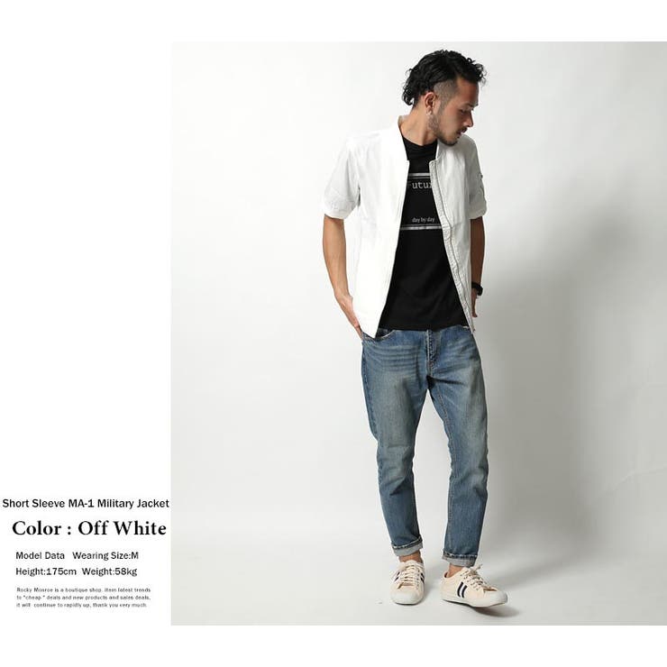 Ma 1 メンズ 品番 Oe Rocky Monroe ロッキーモンロー のメンズファッション通販 Shoplist ショップリスト