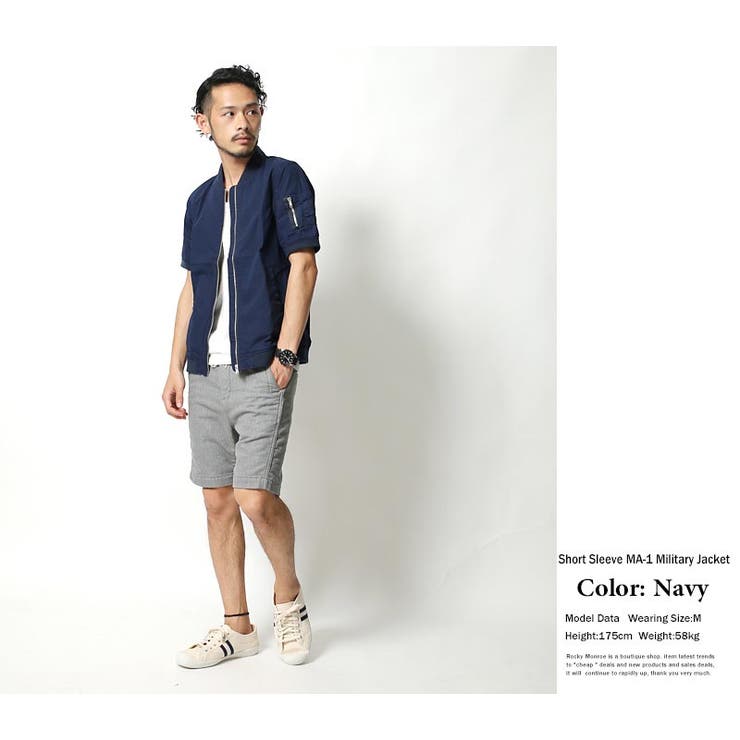 Ma 1 メンズ 品番 Oe Rocky Monroe ロッキーモンロー のメンズファッション通販 Shoplist ショップリスト