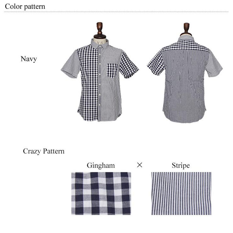 半袖シャツ メンズ クレイジーシャツ | Rocky Monroe | 詳細画像8 