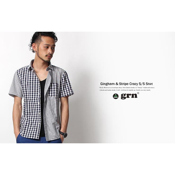 半袖シャツ メンズ クレイジーシャツ | Rocky Monroe | 詳細画像5 