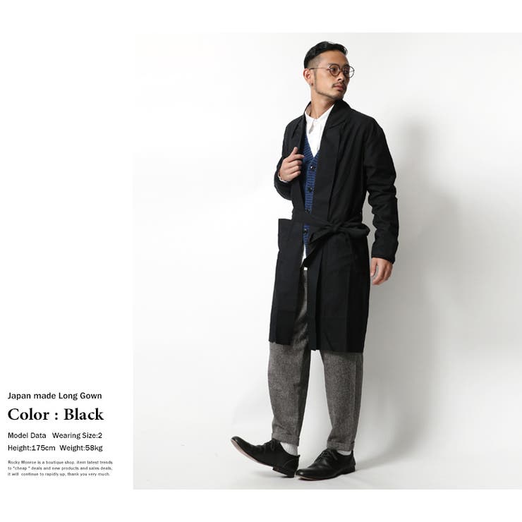 ソロイスト ガウンコート 18AW 52 The Soloist 18AW ガウンコート 52 ソロイスト（タカヒロ