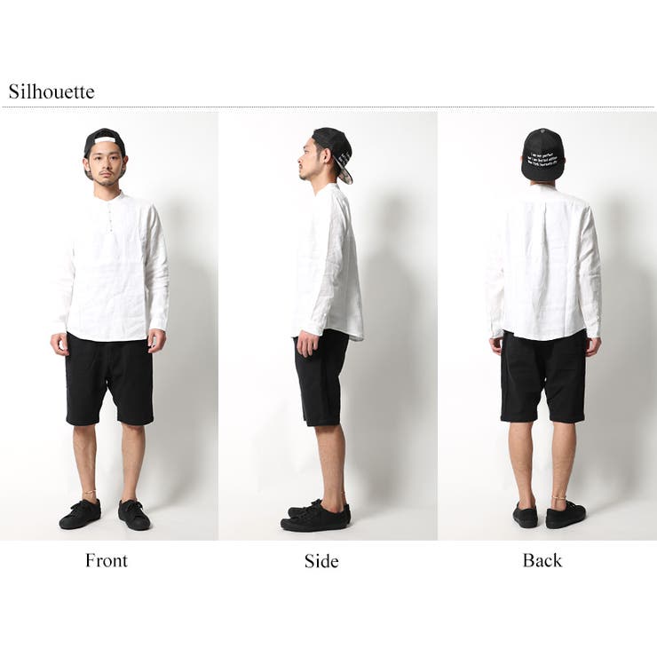 フーワット whowhat プルオーバーバンドカラーシャツ ホワイト サイズ：S whowhat(フーワット) プルオーバーバンドカラーシャツ ホワイト