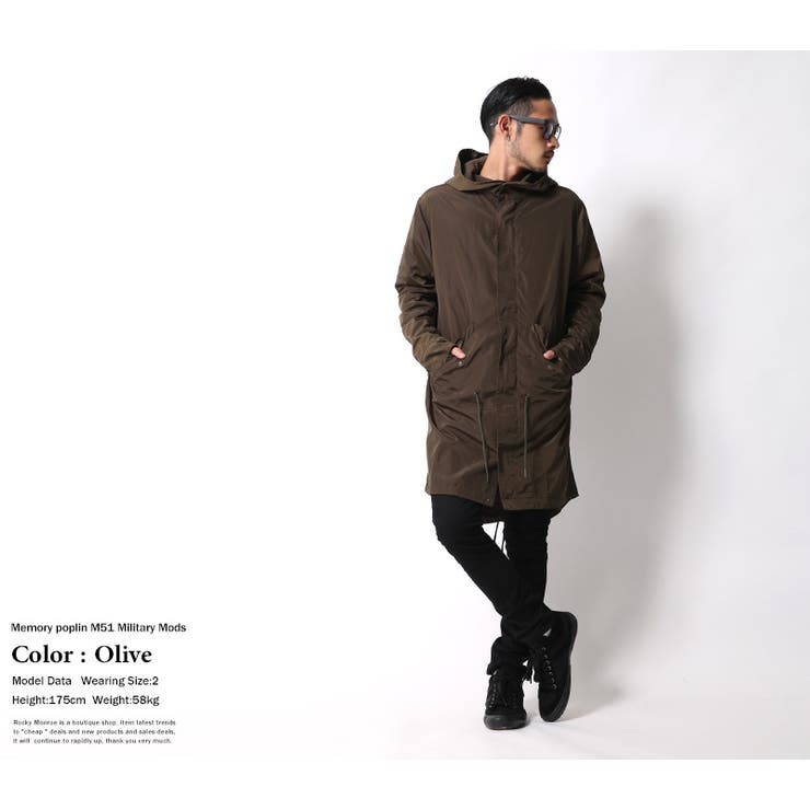 モッズコート ロングコート メンズ[品番：OE000003807]｜Rocky Monroe