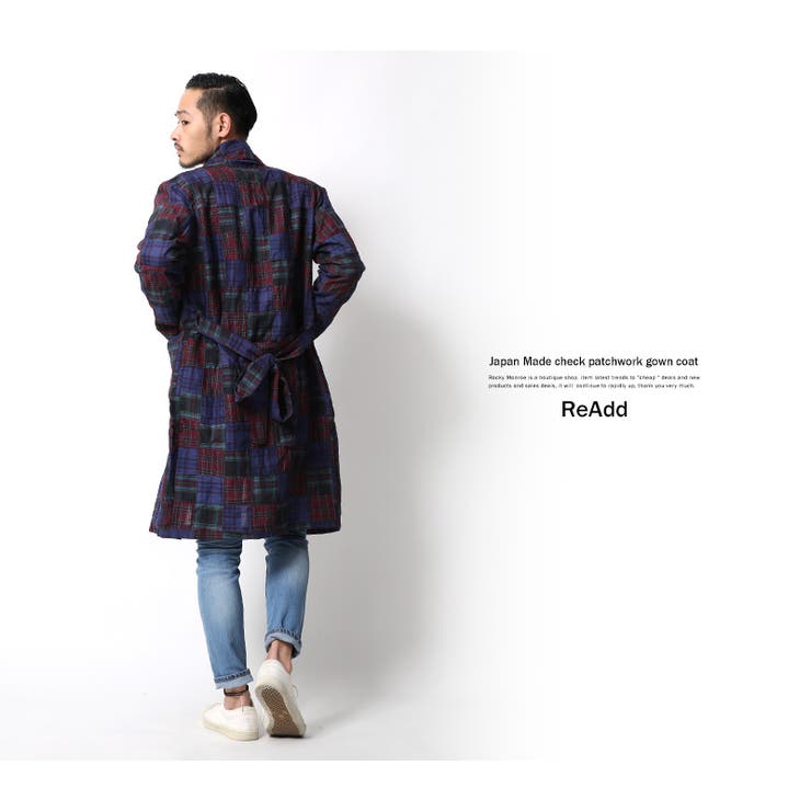 ガウン メンズ チェック[品番：OE000003999]｜Rocky Monroe（ロッキー