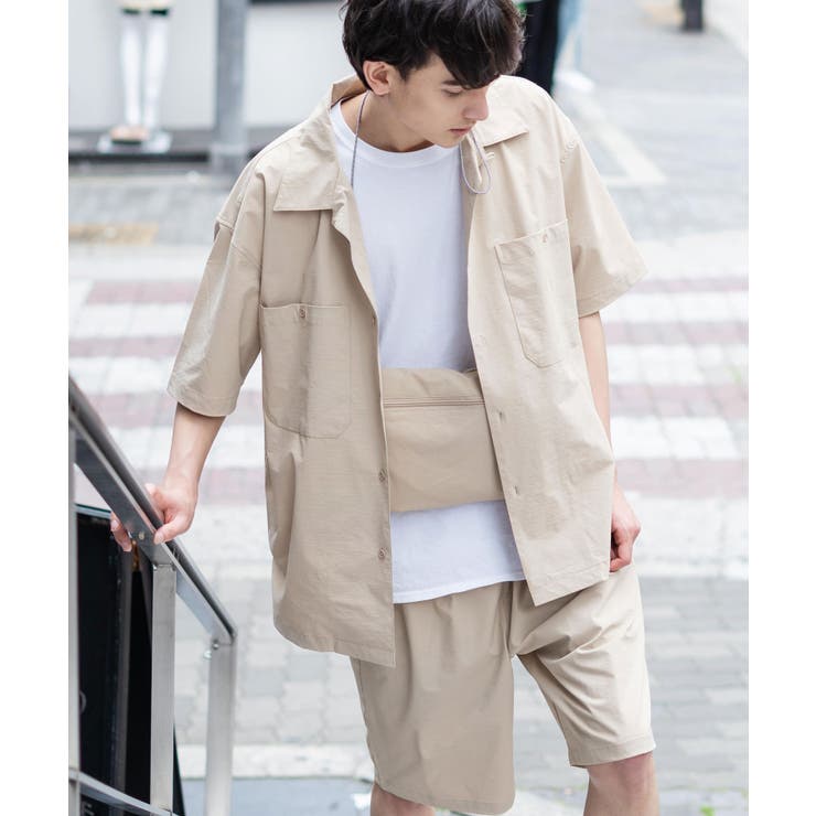 セットアップ シャツジャケット サコッシュバッグ[品番：OE000006115