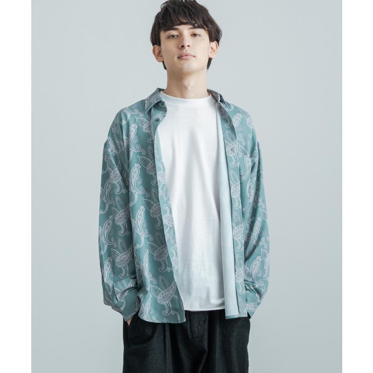 総柄シャツ 長袖 メンズ[品番：OE000006361]｜Rocky Monroe（ロッキー